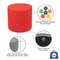 Flash Furniture Soft Seating Flexible Circle for Classrooms and Common Spaces - 18" Seat Height (Red) ZB-FT-045R-18-RED-GG - alternate 3